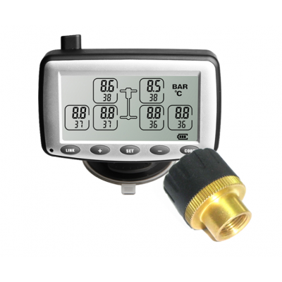 CAN-BUS J1939 otr semitrailer tpms with external sensors