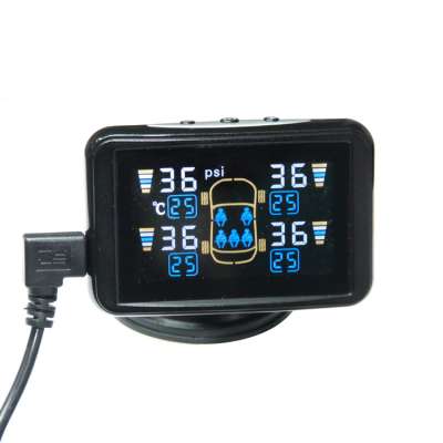 universal wireless LCD tire pressure monitoring system tpms, wireless alarm car