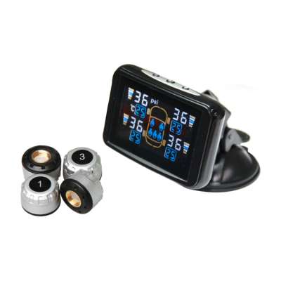 LCD car tire pressure monitoring system light trucks tpms with external cheap sensor